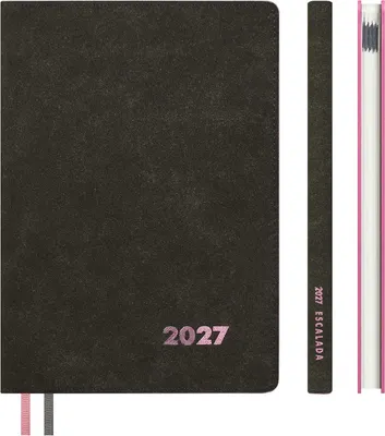 Еженедельник Escalada Нубук 2027 / 73587 (80л, серый)