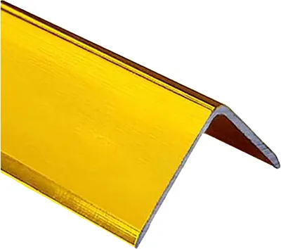 Уголок алюминиевый КТМ-2000 У2020-02-2 20x20 2м (золото)