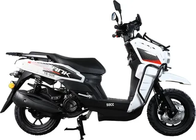 Скутер SPRMOTORS Tank Restyling T8-50E (белый)