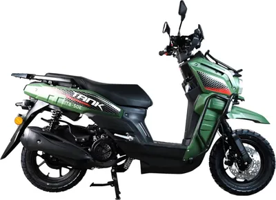 Скутер SPRMOTORS Tank Restyling T8-50E (зеленый)