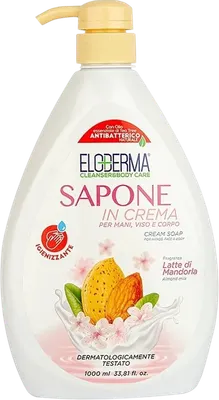 Мыло жидкое Eloderma Крем-мыло Almond Milk (1л)