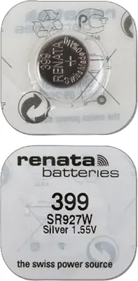 Батарейка Renata SR399/SR927W 1.55V 57mAh