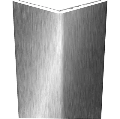 Уголок отделочный КТМ-2000 1515-801C 15x15-801 3м (серебро глянцевое)