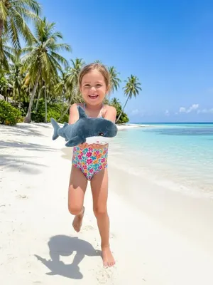 Мягкая игрушка BelToys Акула 45см (бирюзовый)
