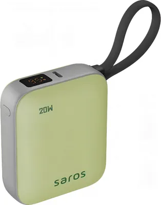 Портативное зарядное устройство Saros AXL102 10000мАч (зеленый)
