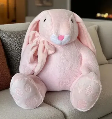 Мягкая игрушка BelToys Кролик Банни (розовый)