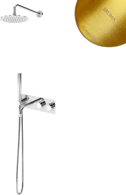 Душевая система со смесителем Bruma Elo Sunrise / 1383102SR