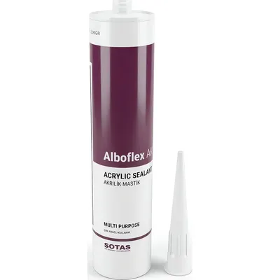 Клей-герметик Sotas Alboflex AK (280мл, белый)