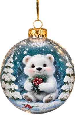 Шар новогодний Декарт 8К0013