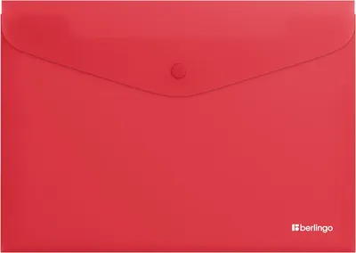 Папка-конверт Berlingo Soft Touch / EFb_A4982 (коралловый)