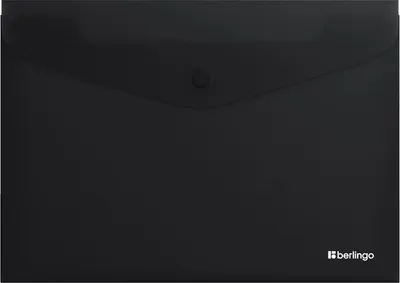 Папка-конверт Berlingo Soft Touch / EFb_A4980 (черный)