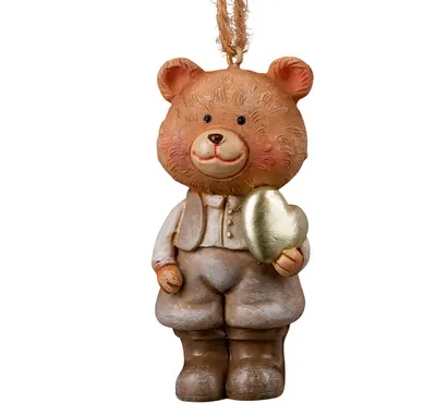 Елочная игрушка Erich Krause Decor. Медвежонок с сердцем / 66126
