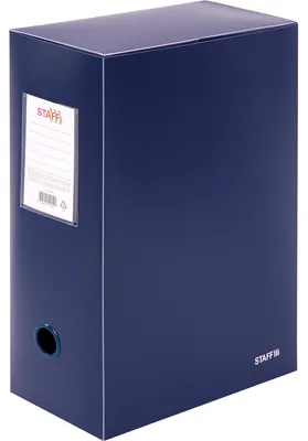Коробка архивная Staff 274002 (синий)