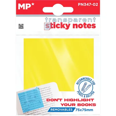 Стикеры канцелярские MP (Main Paper) 75x75мм (150л, 5цв)