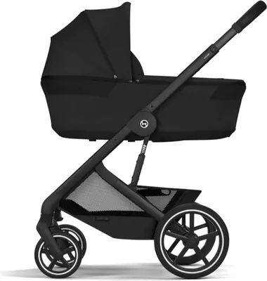 Детская универсальная коляска Cybex Balios S Lux + Fold carrycot (Moon Black)