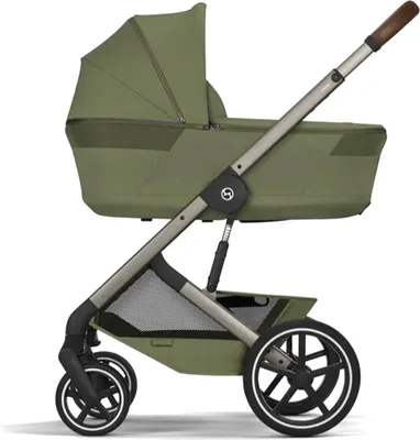 Детская универсальная коляска Cybex Balios S Lux + Fold carrycot (Moss Green)