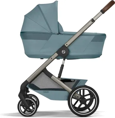 Детская универсальная коляска Cybex Balios S Lux + Fold carrycot (Stormy Blue)