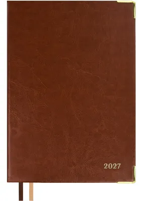 Ежедневник Escalada Сариф 2027 / 73515 (176л, коричневый)