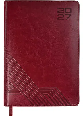 Ежедневник Escalada Сариф 2027 / 73458 (176л, бордовый)