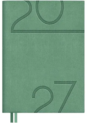 Ежедневник Escalada Лен 2027 / 73562 (176л, зеленый)