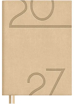 Ежедневник Escalada Лен 2027 / 73561 (176л, бежевый)