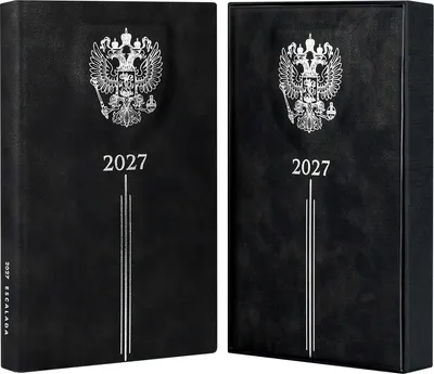 Ежедневник Escalada Тиволи 2027 / 73502 (176л, черный)