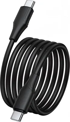 Зарядный кабель Hoco X124 Bien 60W USB-C to USB-C (белый)