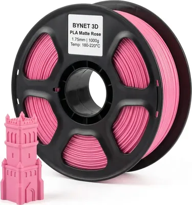 Пластик для 3D-печати BYNET3D PLA  / BN_PLA20_RS (Matte Rose)
