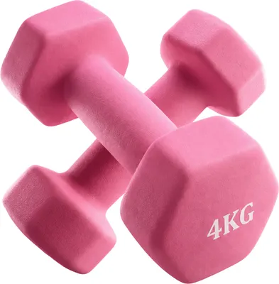 Набор гантелей VictoryFit VF-DHN040-2 (4кг, 2шт, розовый)