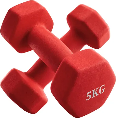 Набор гантелей VictoryFit VF-DHN050-2 (5кг, 2шт, красный)