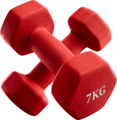 Набор гантелей VictoryFit VF-DHN070-2 (7кг, 2шт, красный)