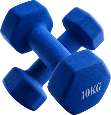 Набор гантелей VictoryFit VF-DHN100-2 (10кг, 2шт, синий)