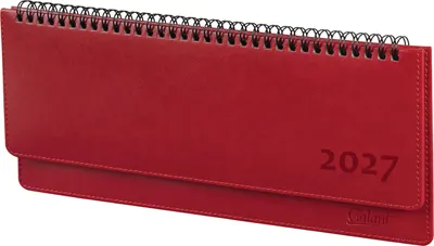 Планинг Galant Ritter 2027 / 118207 (красный)