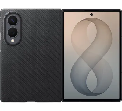 Защитный набор для телефона Samsung Carbon Magnet Case для Galaxy Z Fold8 / EF-KF971SBEGRU (черный)