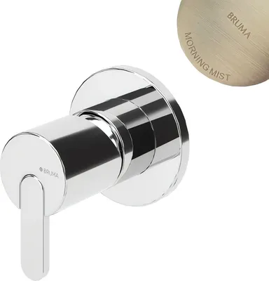 Внешняя часть смесителя скрытого монтажа Bruma Leaf Morning Mist / E1671201MM