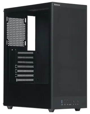 Корпус для компьютера Defender Miditower RaptorX / 25121 (черный)