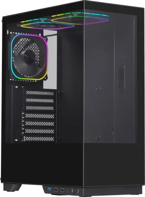 Корпус для компьютера Defender Miditower HyperHub / 25132 (черный)