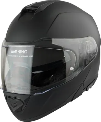 Мотошлем ZI Helmets SFU100 Force Solid (M, черный матовый)
