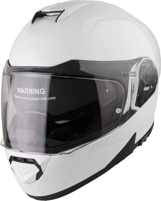 Мотошлем ZI Helmets SFU100 Force Solid (XXL, белый глянец)