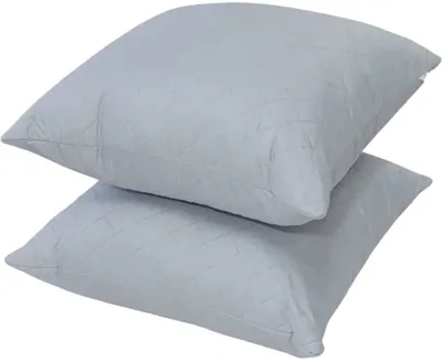 Комплект подушек для сна ADELIS 70x70 / П-307 (2шт, серый, микрофибра у/степ полиэфир)