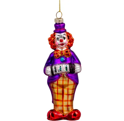 Елочная игрушка Erich Krause Decor. Клоун с гармошкой / 66068