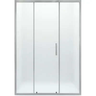 Душевая дверь MaybahGlass 195x160 / MGD-2763-5 (сатин/хром матовый)
