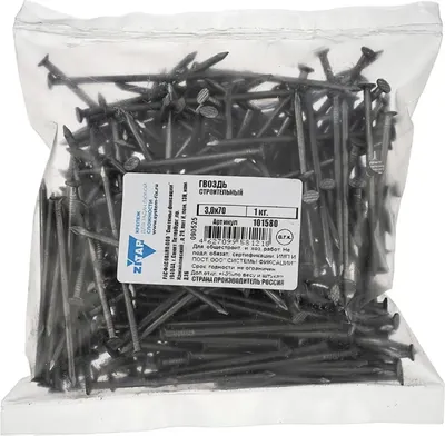 Гвоздь строительный Zitar 3x70 / 101580 (1кг)