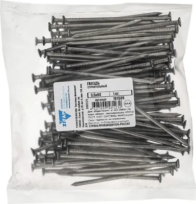 Гвоздь строительный Zitar 3.5x90 / 101589 (1кг)