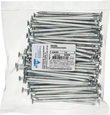 Гвоздь строительный Zitar 4x100 / 101595 (1кг)