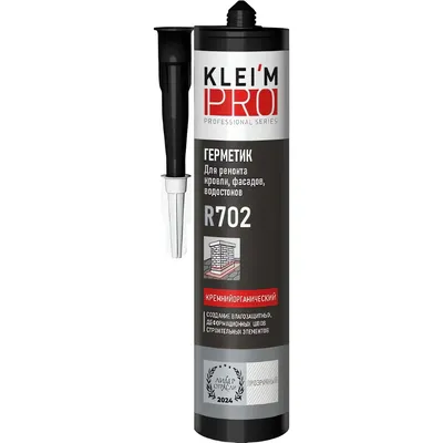 Клей-герметик KLEI'MPRO Кремнийорганический R702 / 5081 (300мл, прозрачный)