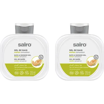Набор гелей для душа Sairo Bath & Shower Gel Melon Sensation (2x750мл)
