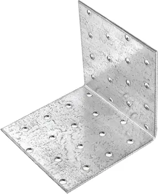 Уголок крепежный Zitar Равносторонний 50x60x60 / 126393 (цинк)