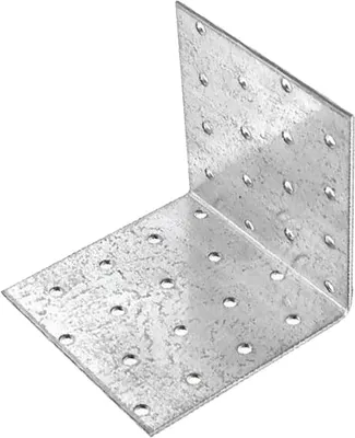 Уголок крепежный Zitar Равносторонний 60x60x60 / 126383 (цинк)