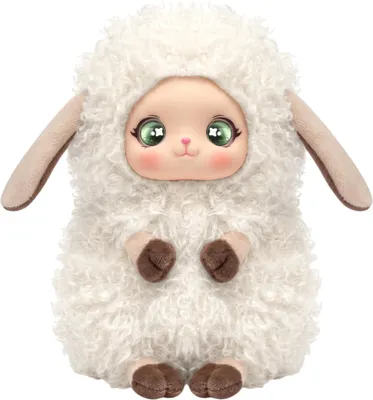 Мягкая игрушка Maxitoys Овечка Мила Белая / MT260339-18